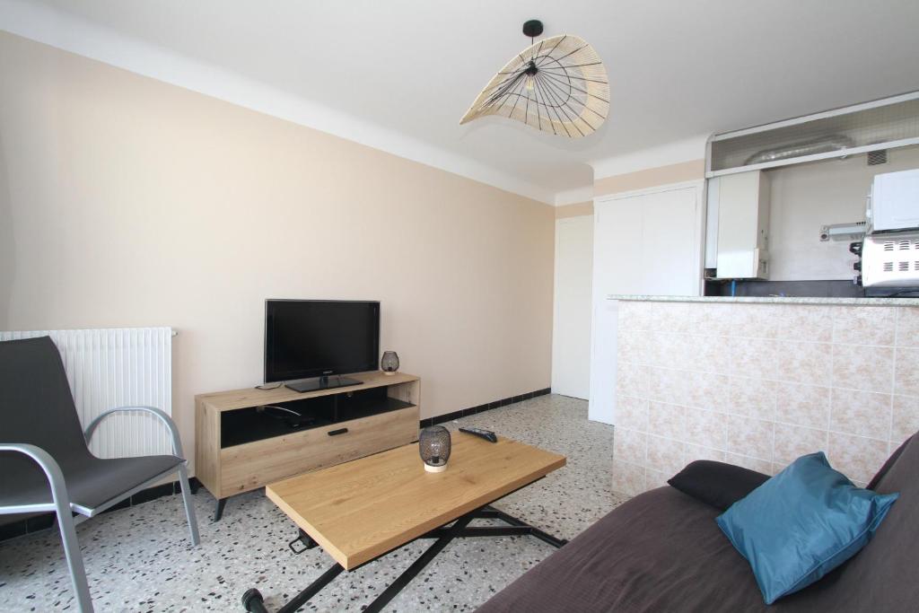 appartement 2 pieces avec parking et vue sur la marina - 5