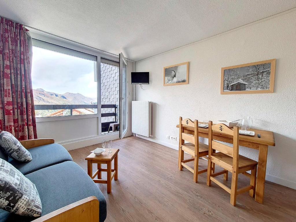 Studio rénové, ski aux pieds, balcon, Les Menuires - FR-1-344-1140 - 1