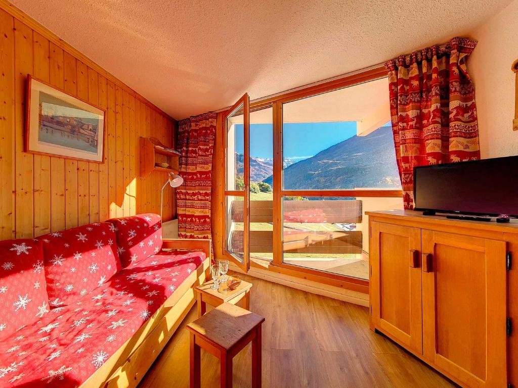 Studio lumineux, départ et retour skis aux pieds, balcon sud, 3 pers., animaux acceptés - FR-1-344-1145 - 3