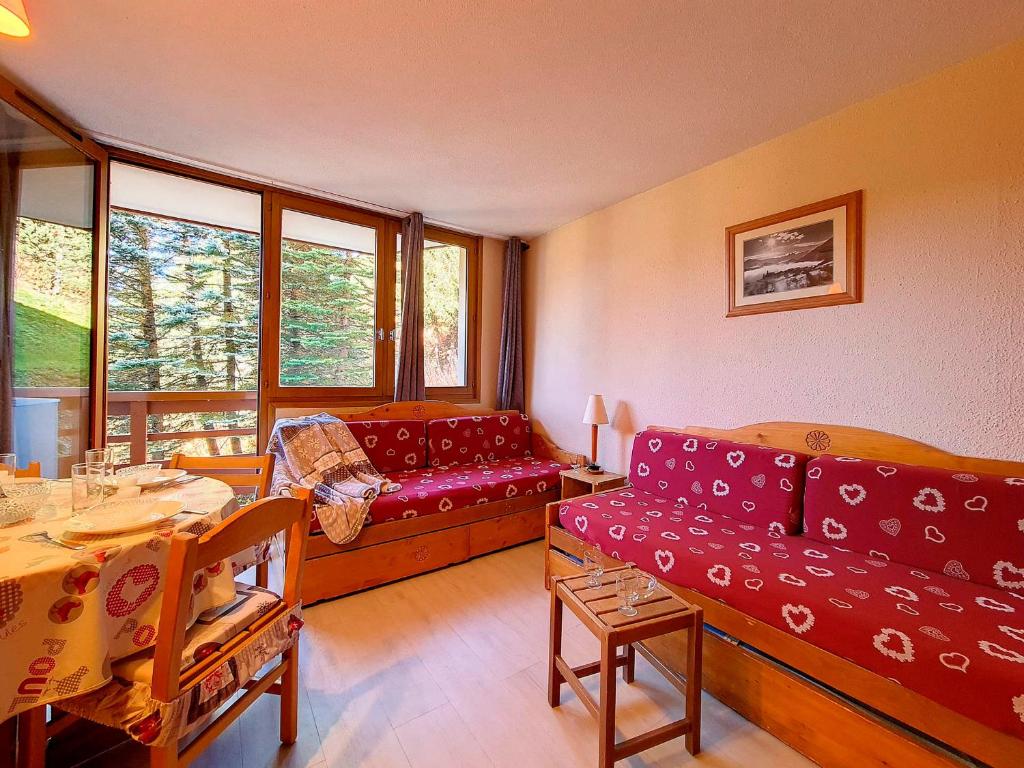 Studio lumineux avec balcon, face aux pistes, au cœur de Les Belleville - FR-1-344-1133 - 1