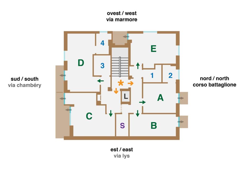 Shared bathroom - MyAostaProject - 2