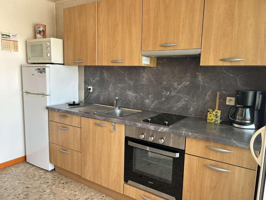 Appartement 2 pièces cabine climatisé avec terrasse et parking privé - 6 couchages - Le Grau-du-Roi - FR-1-250-257 - 5