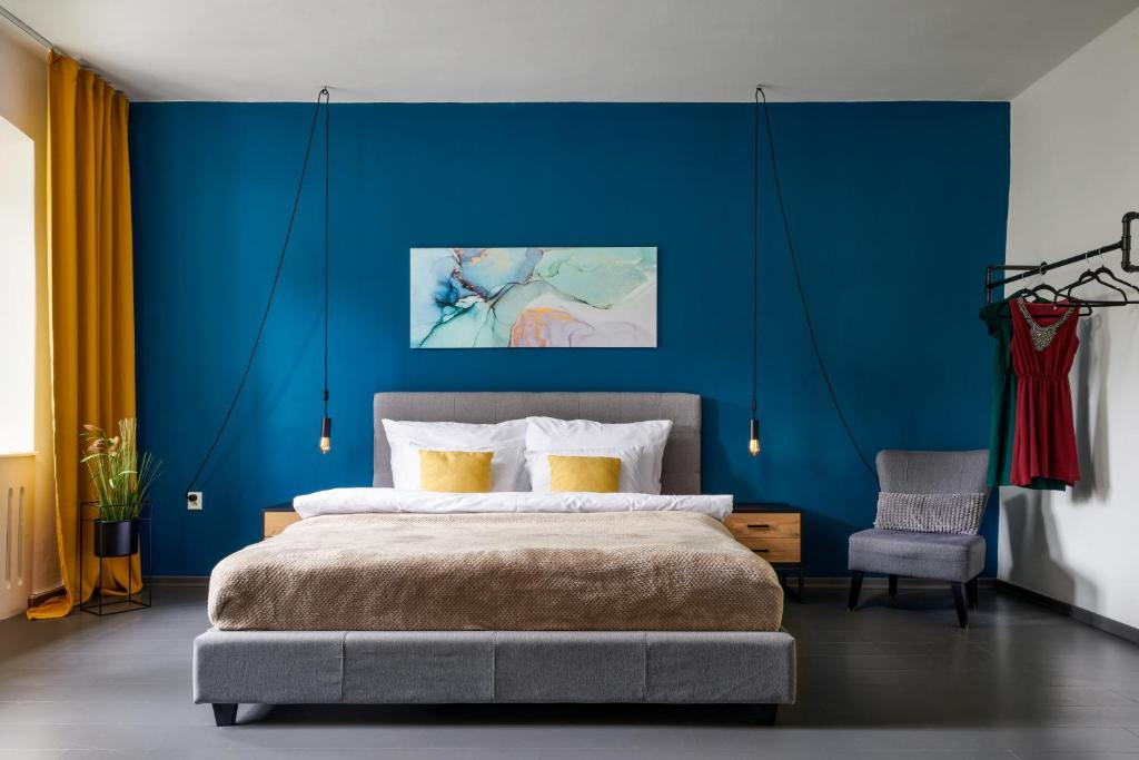 อพาร์ทเมนท์ 1 ห้องนอนพร้อมวิวสวน