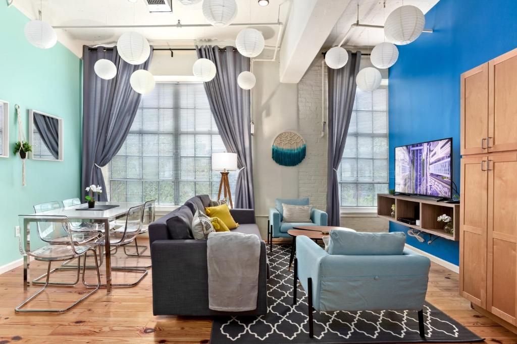 Downtown Durham 2BR Apt Walk Everywhere & Wifi 전경