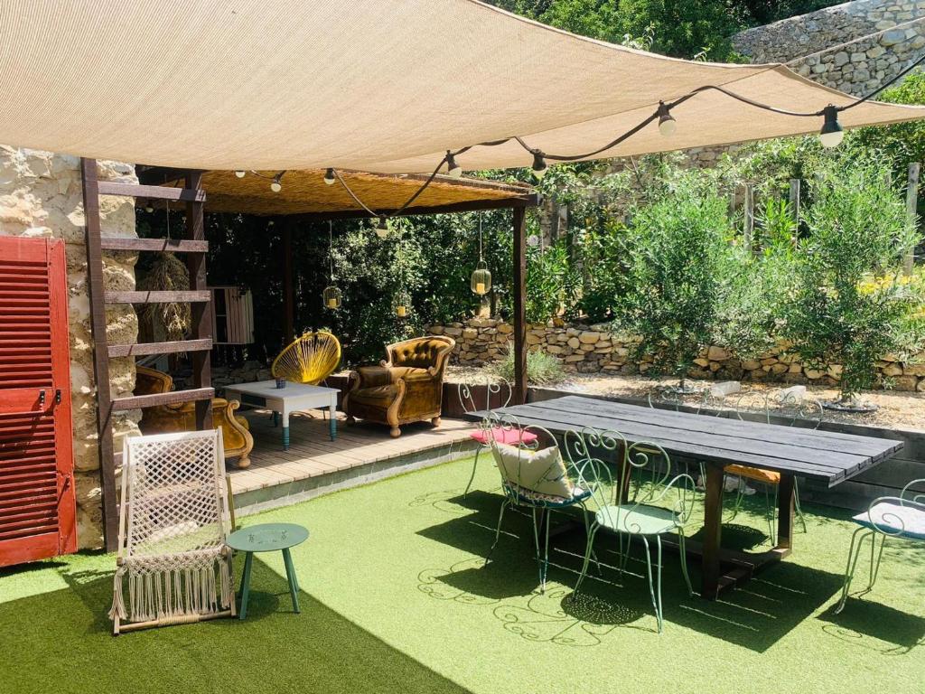 Maison de charme authentique avec piscine et jardin au calme