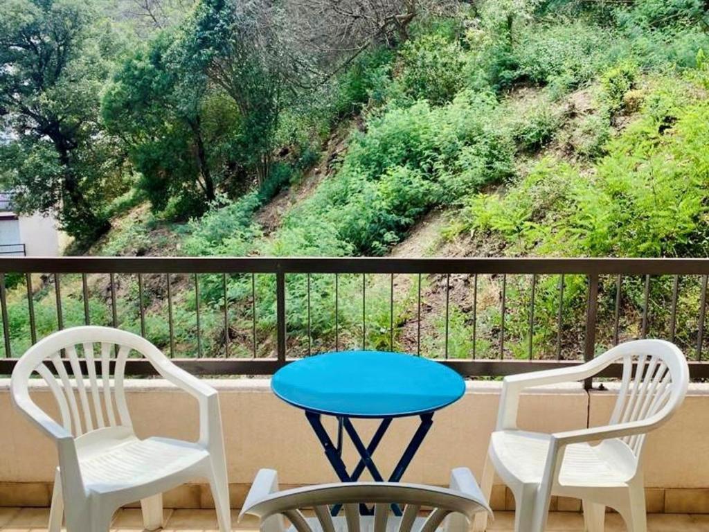 Studio ensoleillé avec balcon et parking - WiFi inclus - Centre-ville Amélie-les-Bains - 1