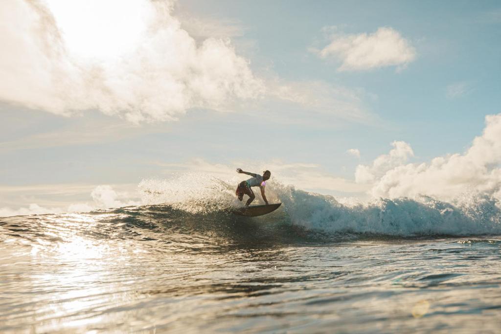 Surfing in Siargao