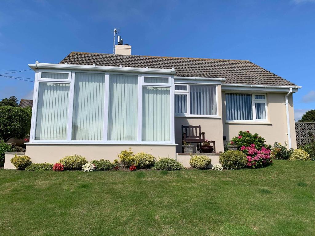 ‘Sea Glimpse’ in the coastal Devon village of East Prawle, West Prawle