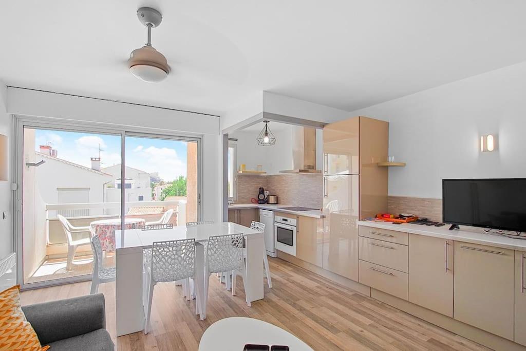 Appartement Calme et Moderne avec vue mer 74, Canet-en-Roussillon