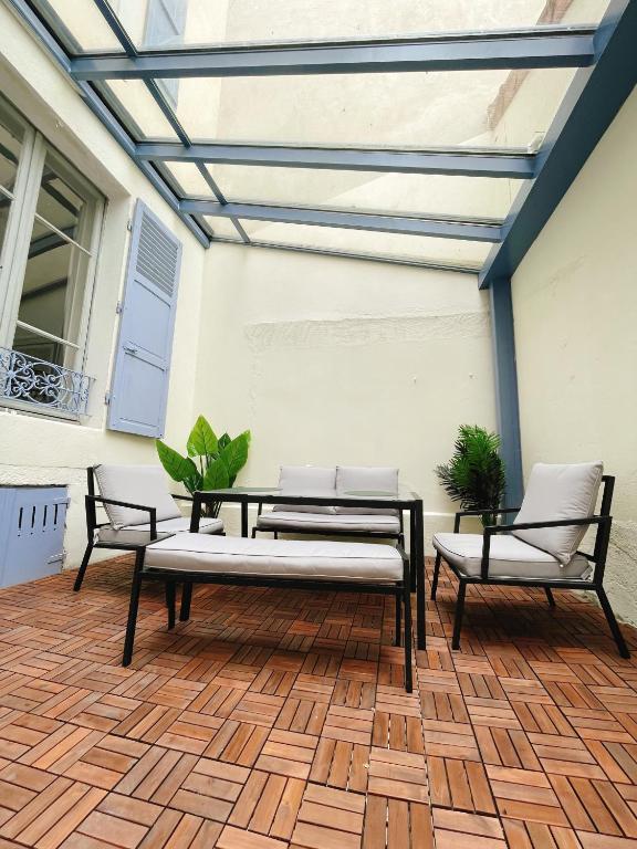 Villa muguette - coeur de Vichy- RDC-véranda sur la terrasse - 2