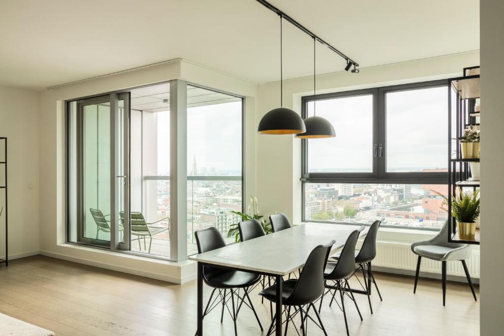 UNIEK appartement - mooiste en hoogste uitzicht op Antwerpen! - incl gratis parking 4
