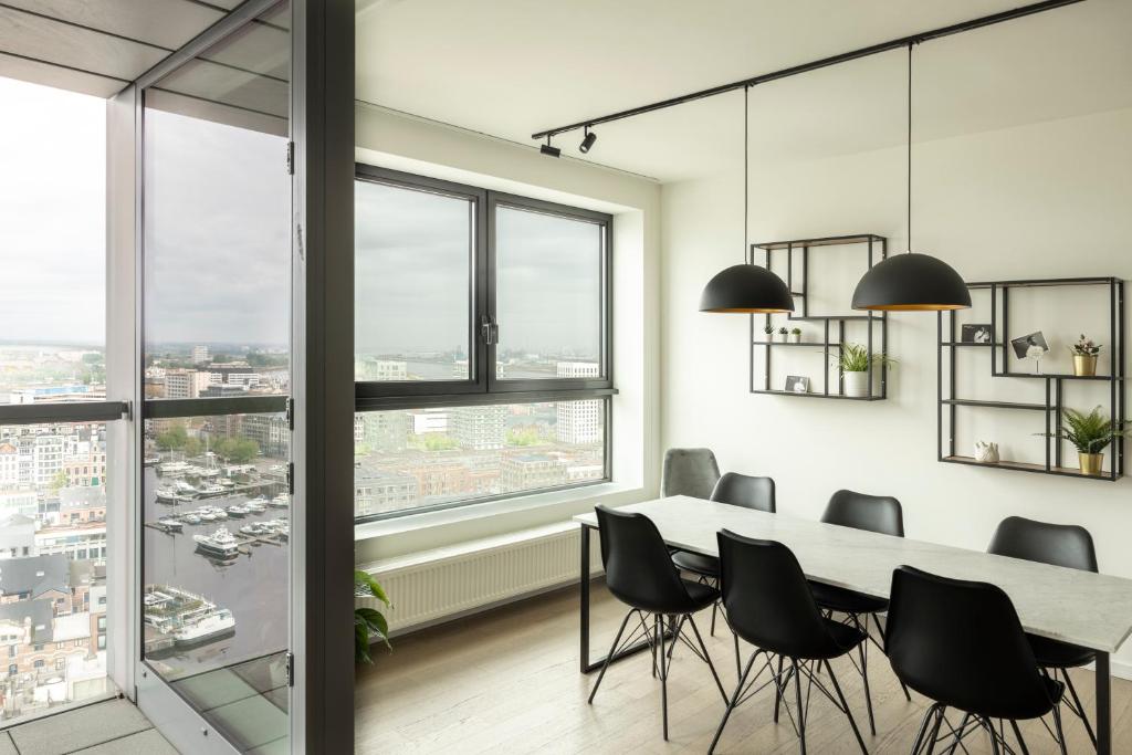 UNIEK appartement - mooiste en hoogste uitzicht op Antwerpen! - incl gratis parking 9