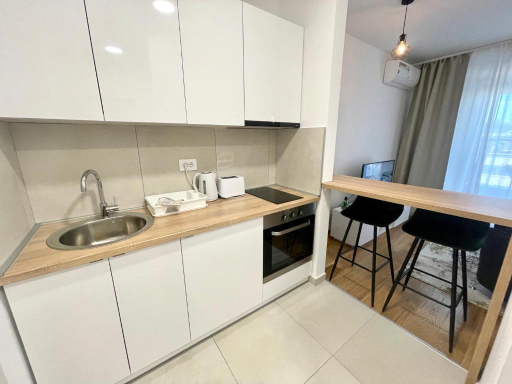 Green - stan na dan studio Novi Beograd, parking 5 evra dan - 3