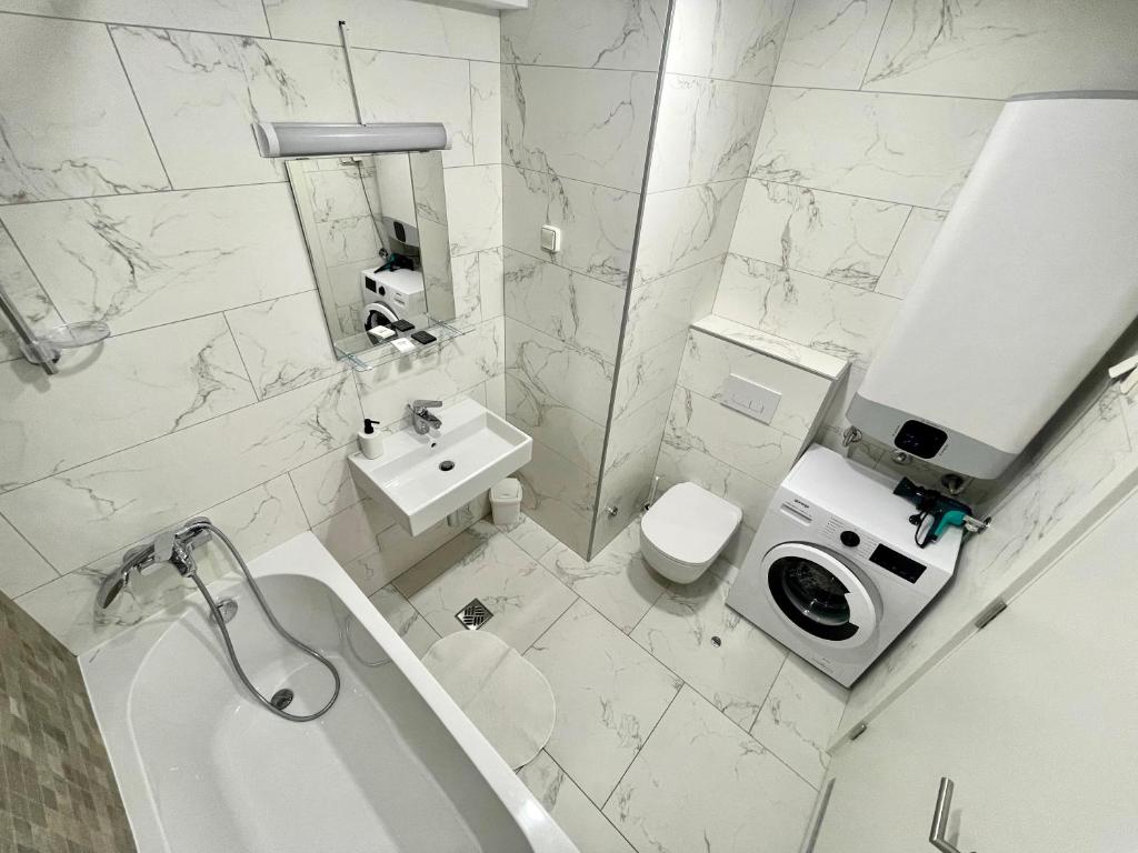 Green - stan na dan studio Novi Beograd, parking 5 evra dan - 4