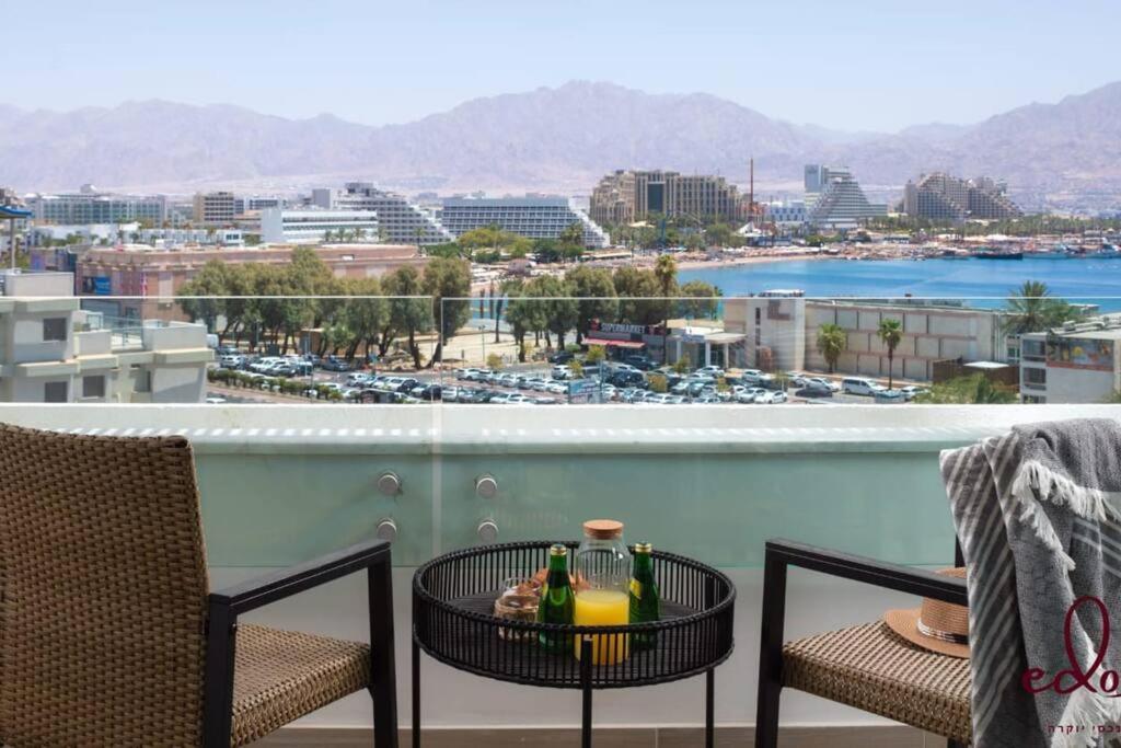 View מיני פנטהאוז עם נוף מטריף לים, Ejlat