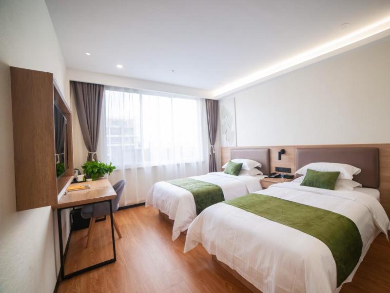 Green Tree Inn Express Fuyang Development Zone Oriental Pearl photo