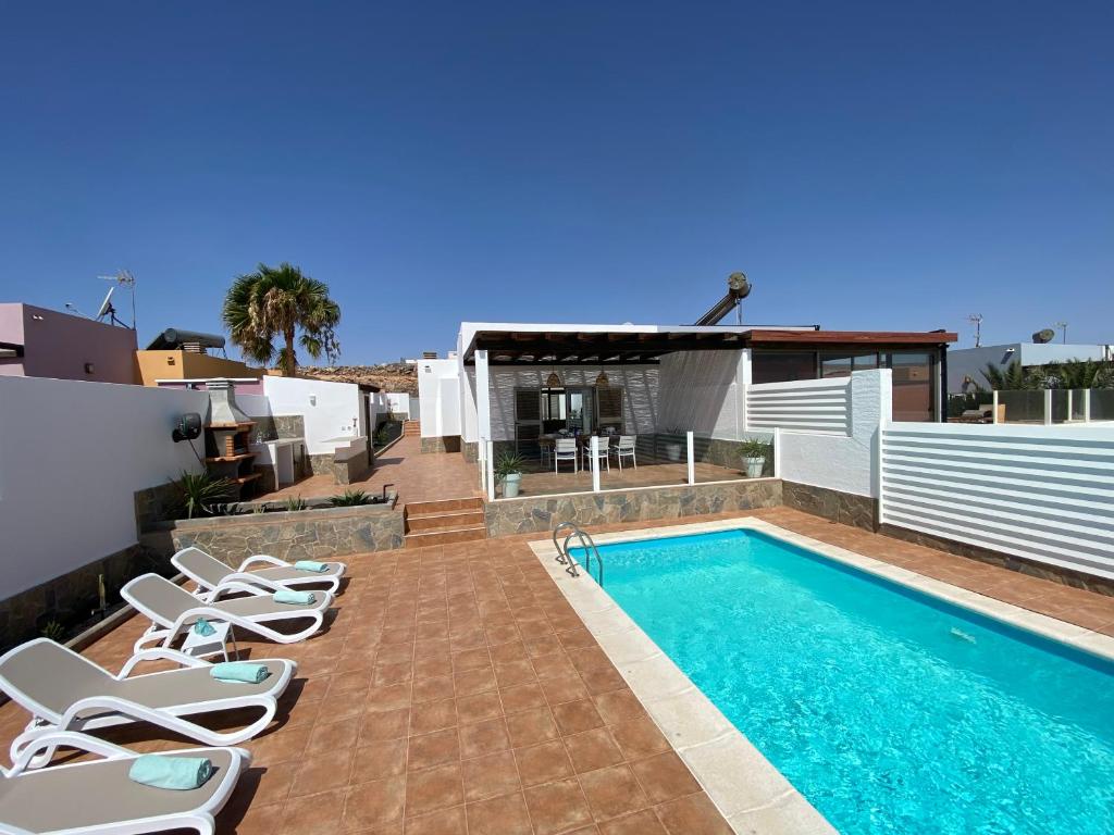 Casa Blanca Caleta - Golf & Sea Views - private heated Saltwater Pool - BBQ - Aircondition" - 3