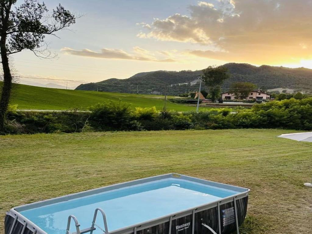 Authentic holiday home in Cagli with private swimming pool
