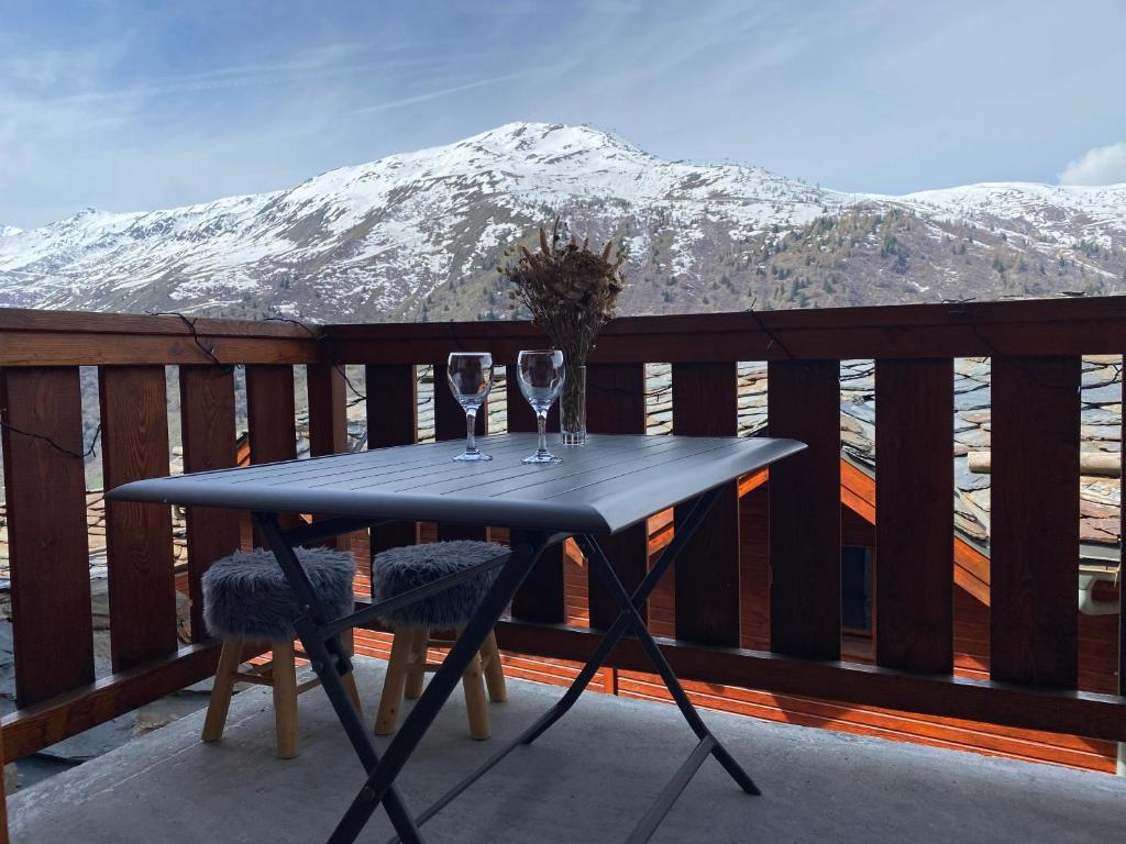 Appartement 4-6 personnes à Valmeinier 1800 résa du samedi au samedi avec piscine intérieure chauffée - 1