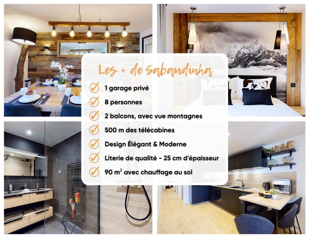 Élégant et Moderne avec Vue Montagne au Coeur de Paradiski - Garage - 8pers - 90m2 - Sabaudinha - 1