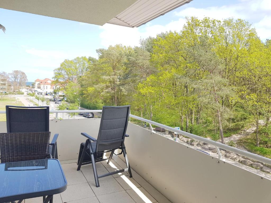 Ferienwohnung mit Ostseeblick - 190m zum Strand