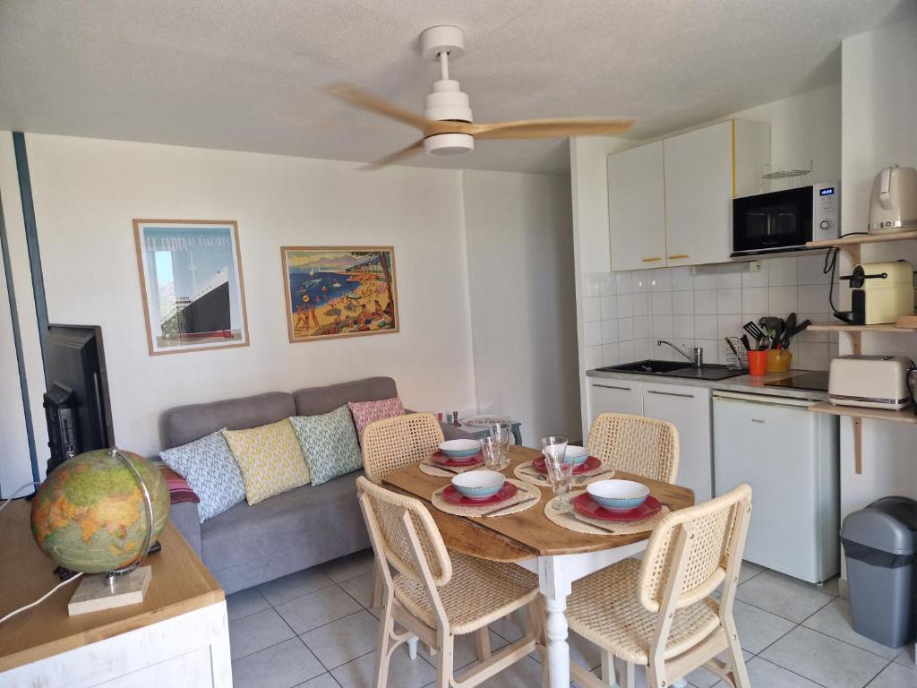 T2 rez de jardin direct plage - 2