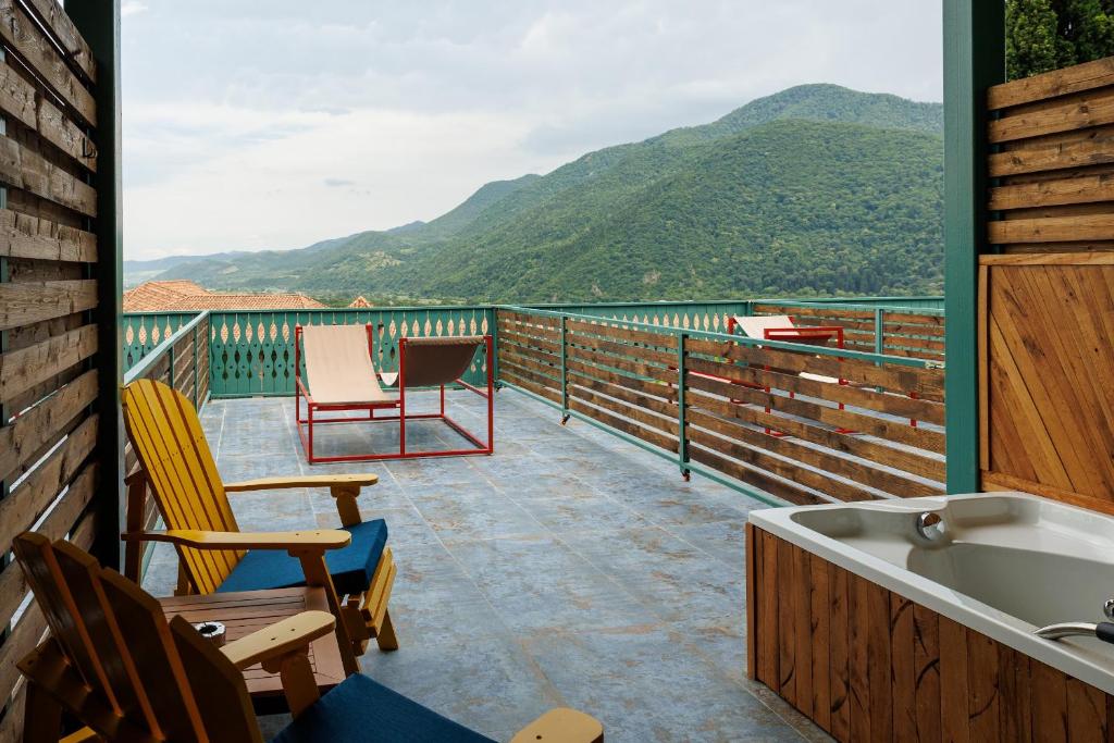 Mtserlebi Resort ジャグジー