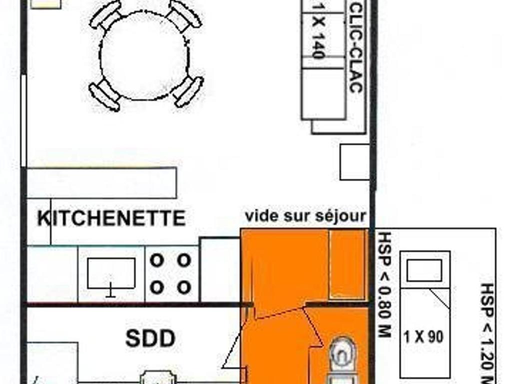 Appartement 2 pièces Les Saisies 5 personnes, balcon exposé sud - 2