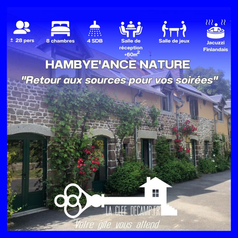 Hambye'ance Nature 28pers SPA Billard Baby-foot