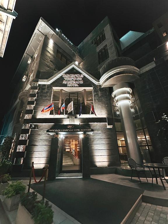 Exterior view, Aviatrans Hotel in Yerevan