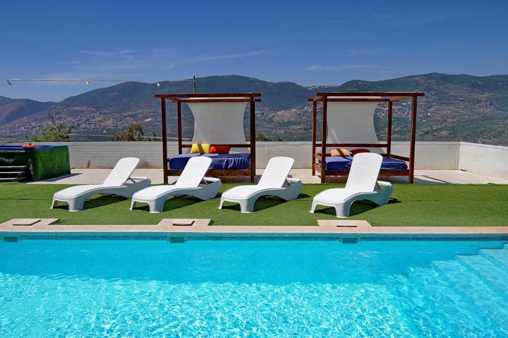 וילה Vision - וילה מדהימה בקצה היישוב עם בריכה ונוף עוצר נשימה, H̱azon