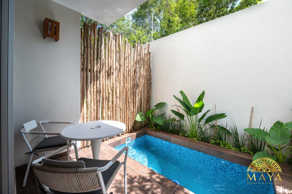 NHOA 112A Lux 2BR Condo Plunge Pool in Aldea Zama - 2