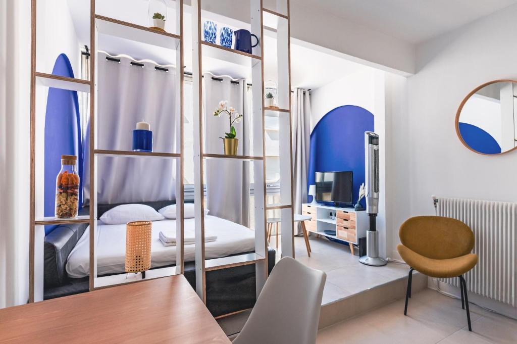 LE Dina Robin, Studio 5mn plage à pied, wi-fi, parking privé à 5 min - 2