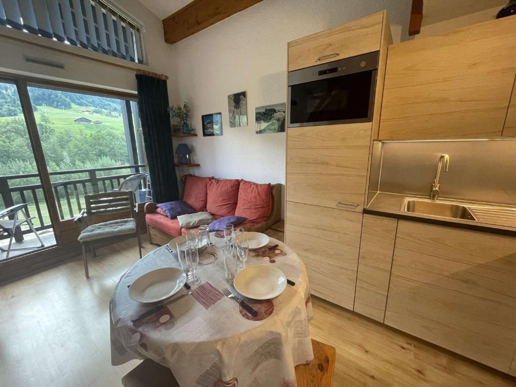Appartement 2 pièces à Praz-sur-Arly - 5 personnes, proche des pistes, animaux acceptés, parking - 5