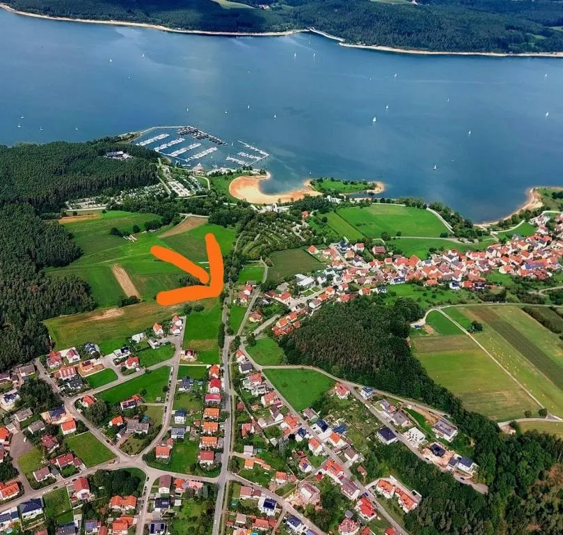 Ferienwohnung Brombachsee Ankerplatz mit Sauna bei Juliane und Klaus, hotel in Ramsberg