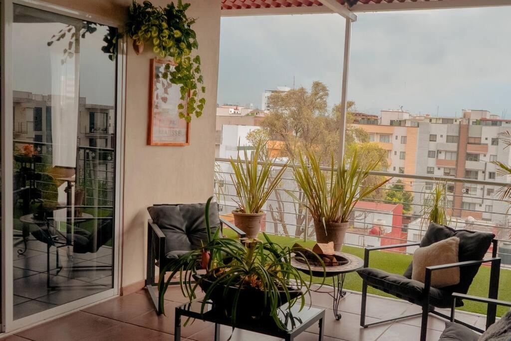 Habitación en Rooftop Privado, Apartment Mexico City