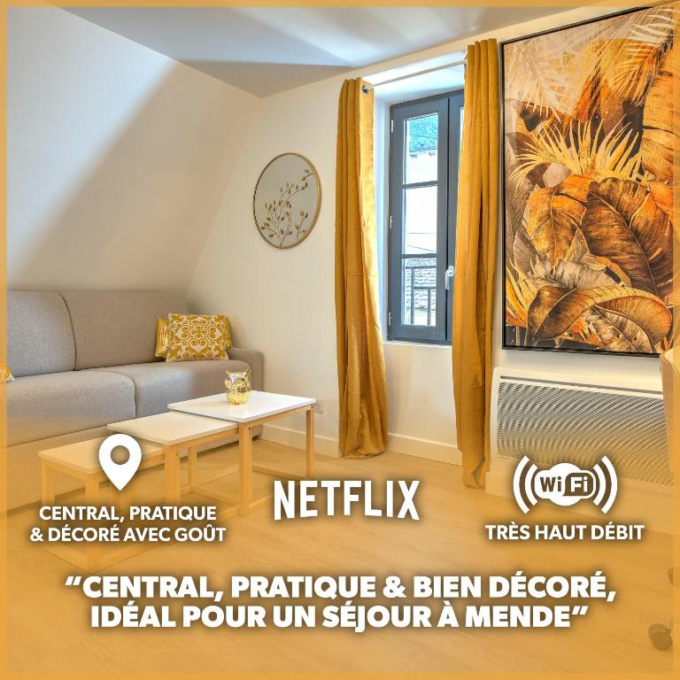 Le GoldenLeaf - Netflix/Wi-Fi Fibre - Séjour Lozère, Mende