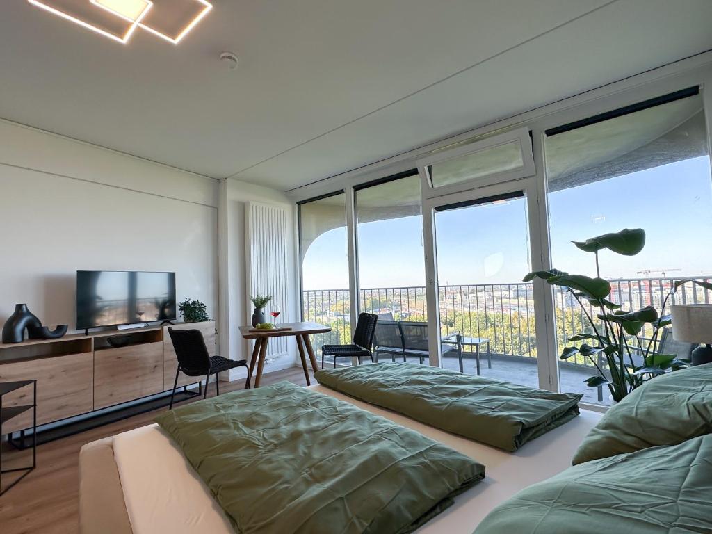 Helles Apartment mit tollem Blick über Augsburg - 3