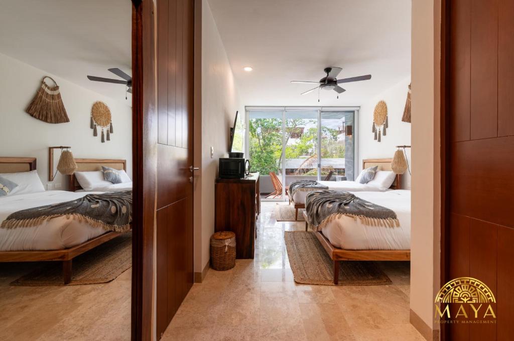 NHOA 207C Lux 1BR Condo Pool View in Aldea Zama - 4