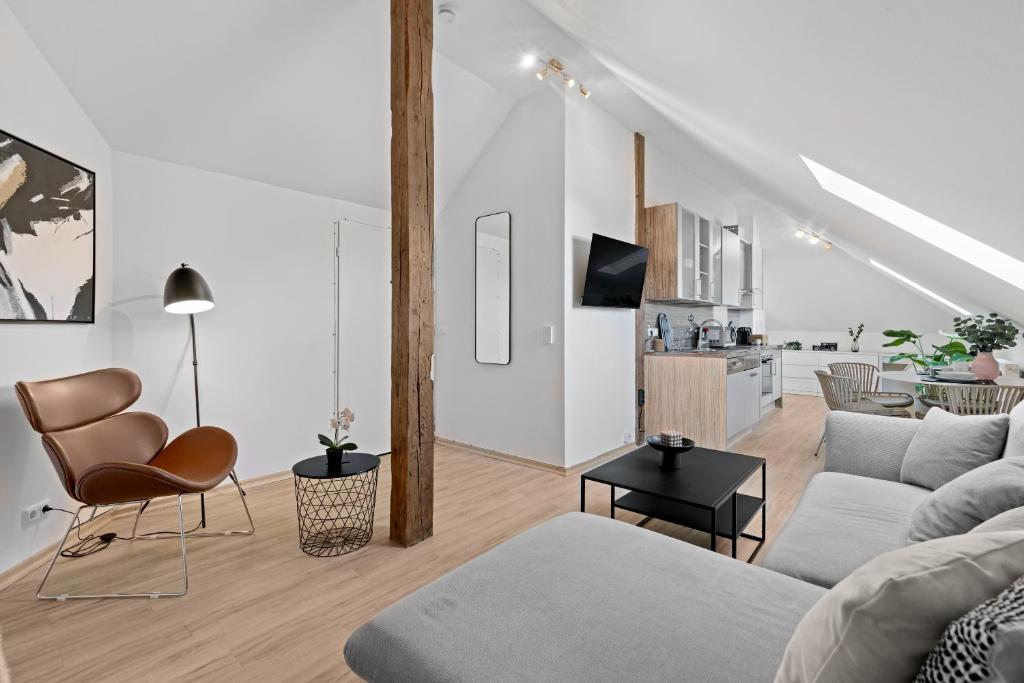 Stilvolle Wohnung: Private Dachterrasse - zentral - 2