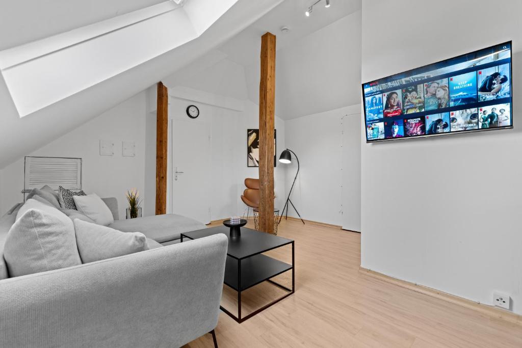 Stilvolle Wohnung: Private Dachterrasse - zentral - 5