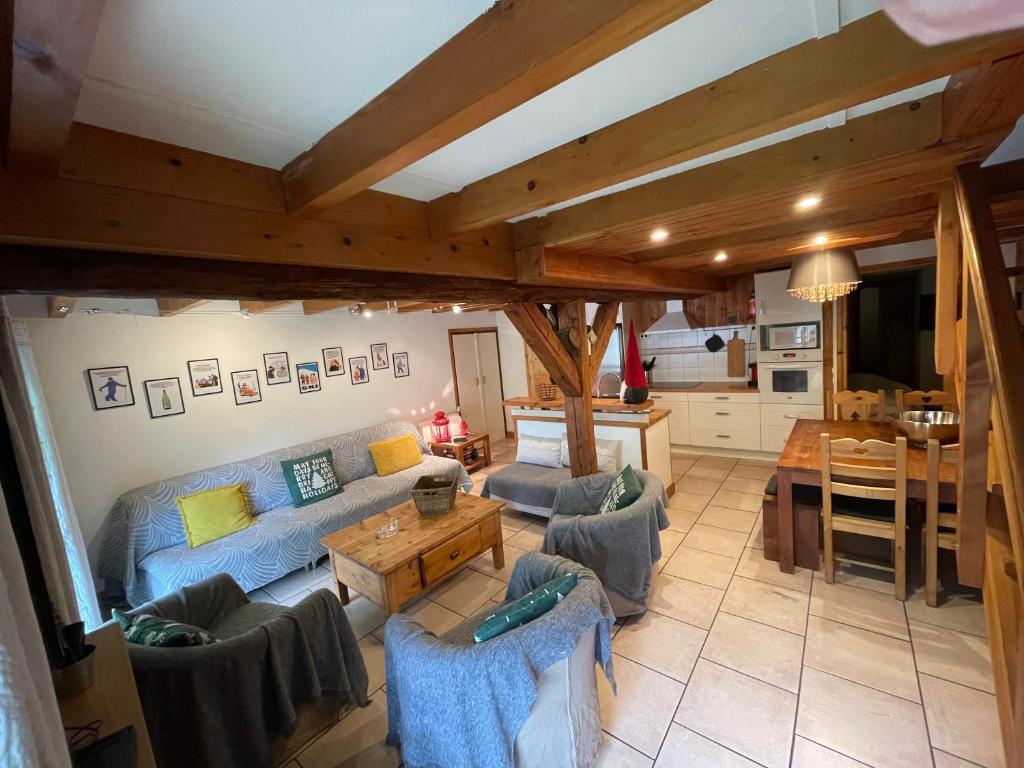 Le CHAL HEUREUX bel appartement dans vieille ferme de montagne rénovée - 4
