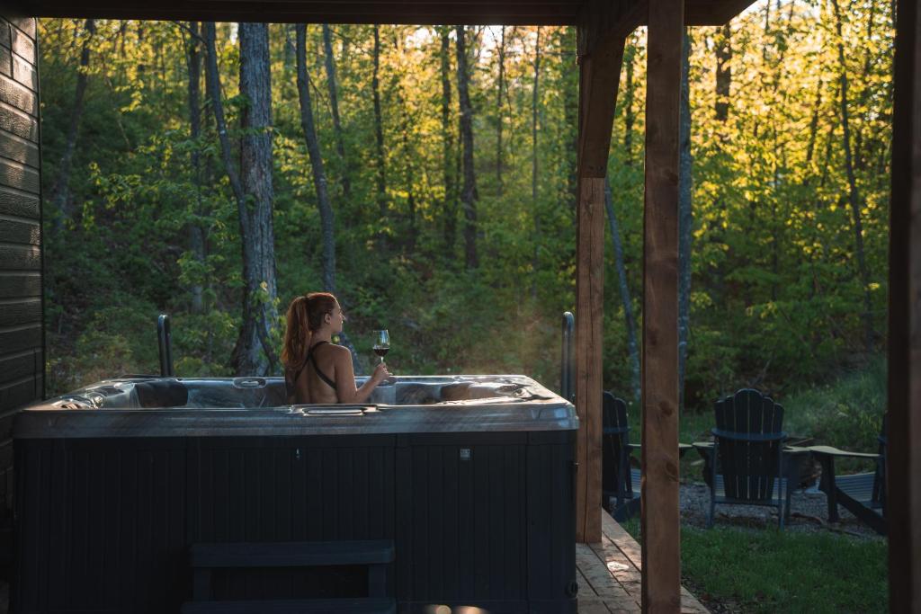 Bellaria with SPA near Mercier Lake, La Conception