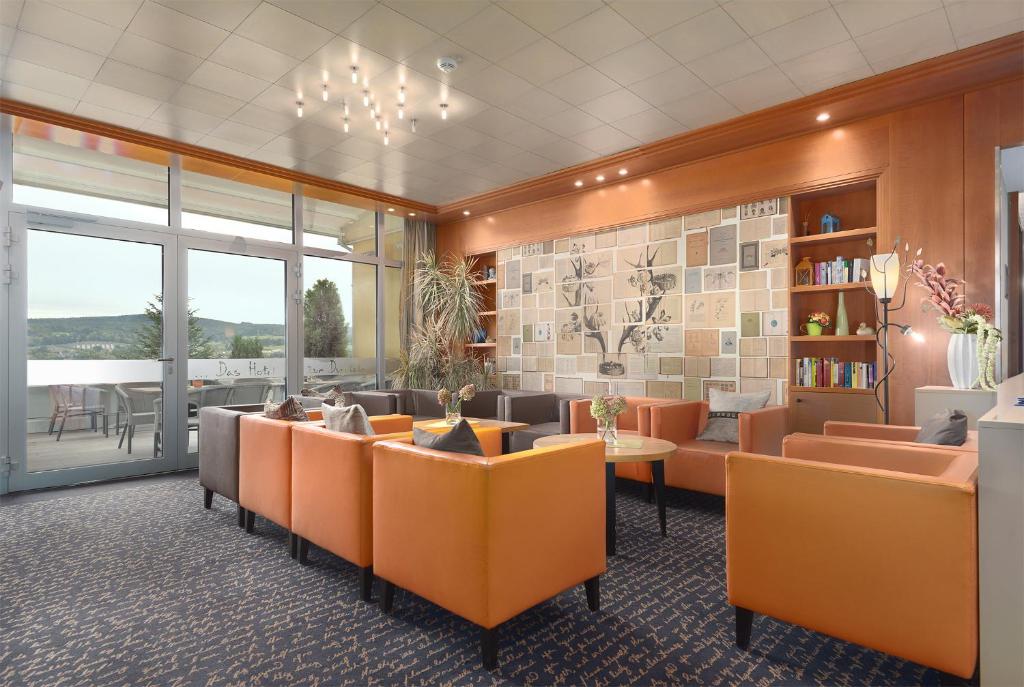 현대적인 호텔 내부 전경