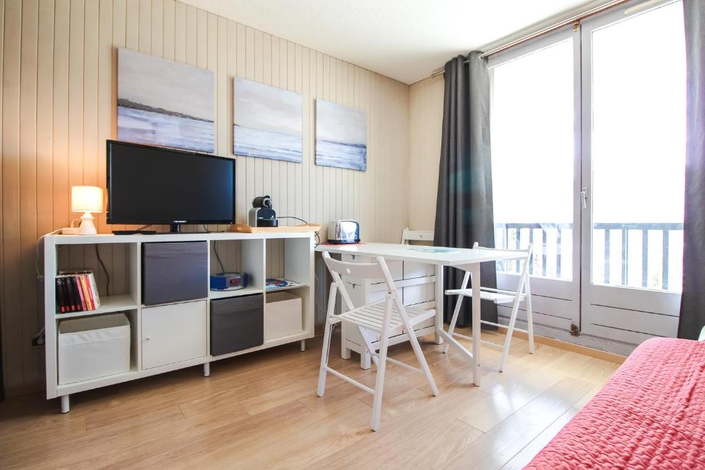 Studio Cabine Sud, centre de Flaine, linge et menage compris, Flaine