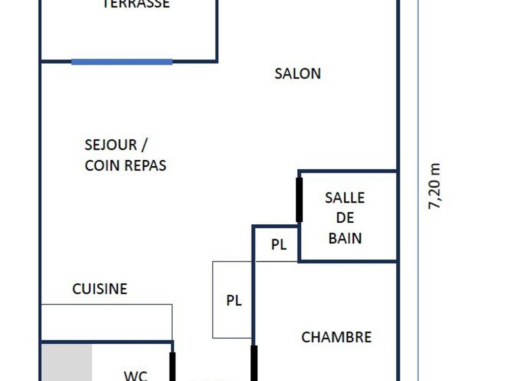 Appt T2 Les Saisies, 37m², Animaux admis, Parking - 3