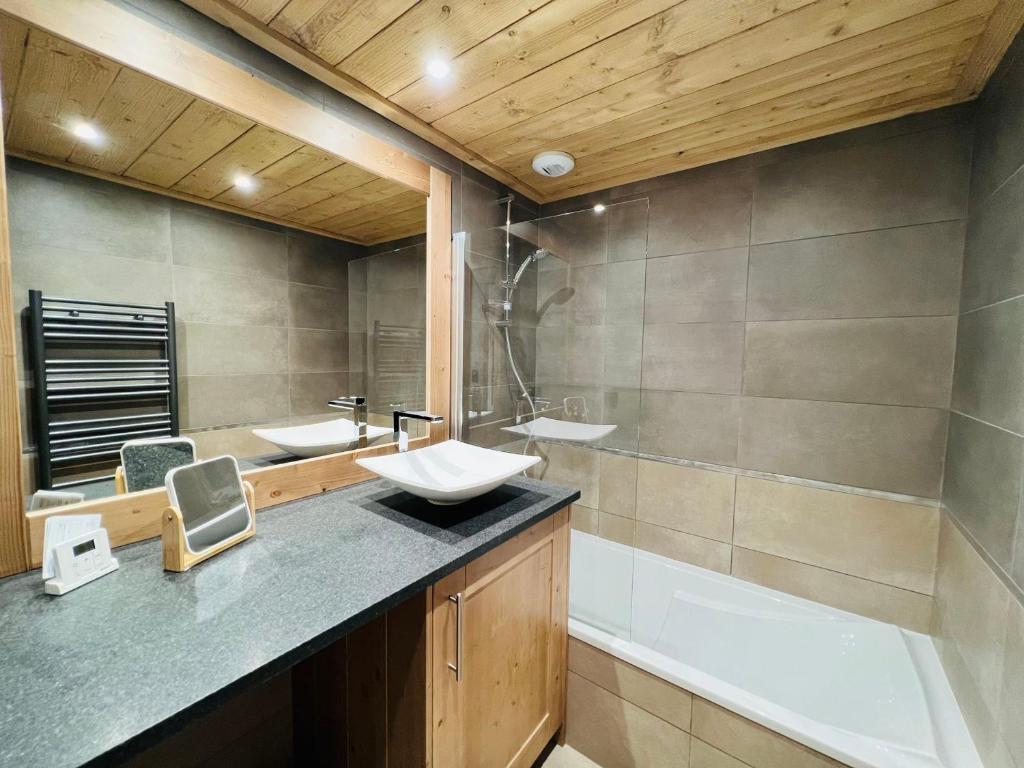Les Saisies : Appart. 6 pers, 2 ch, 2 sdb, parking, wifi - 2