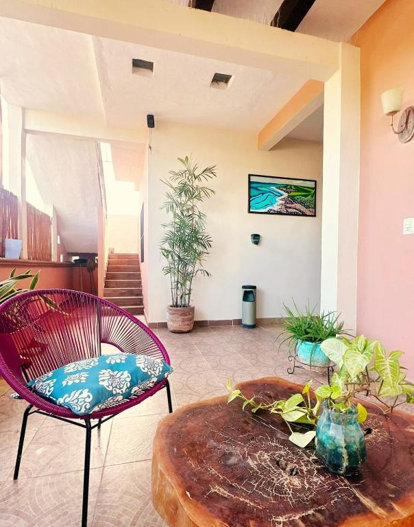 Balcony/terrace, El Roble Hotel in Bacalar