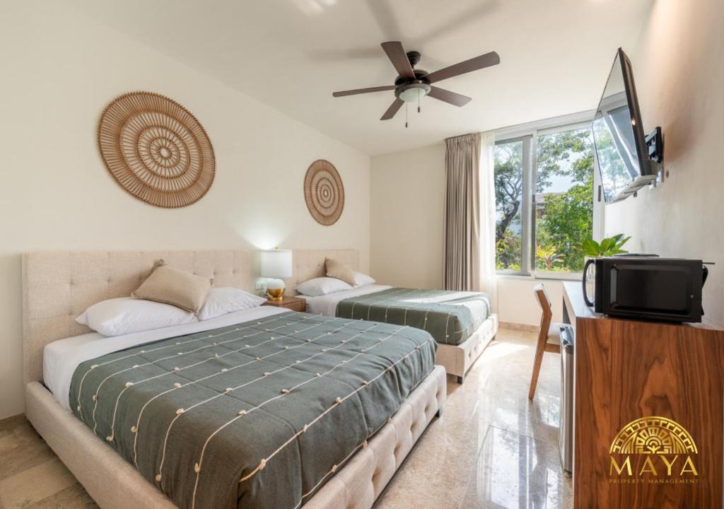 NHOA 309C Lux 1BR Condo Pool View in Aldea Zama, Tulum