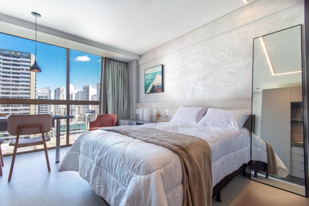 Rooftop #1405 - Suíte em Boa Viagem by Carpediem, Recife